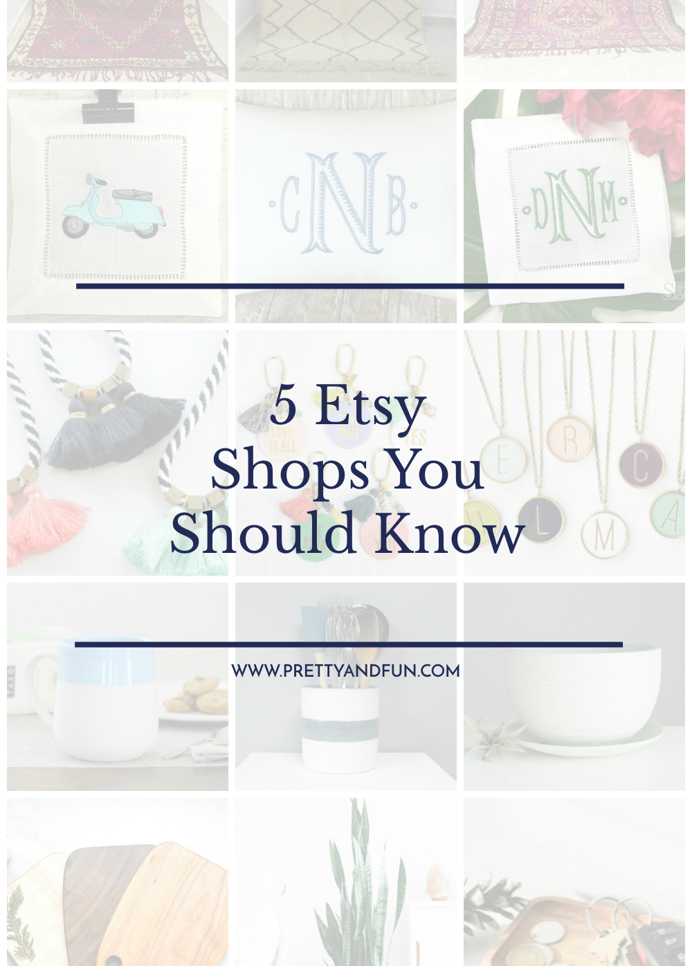 Best Etsy Shops | 5 Shops You Should Know | Pretty & Fun