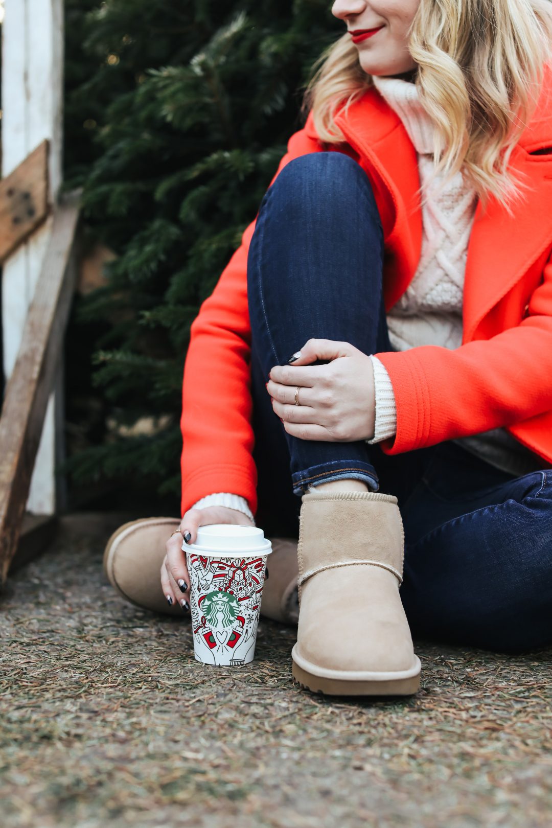 Feeling Festive in UGG Boots from Zappos.com.